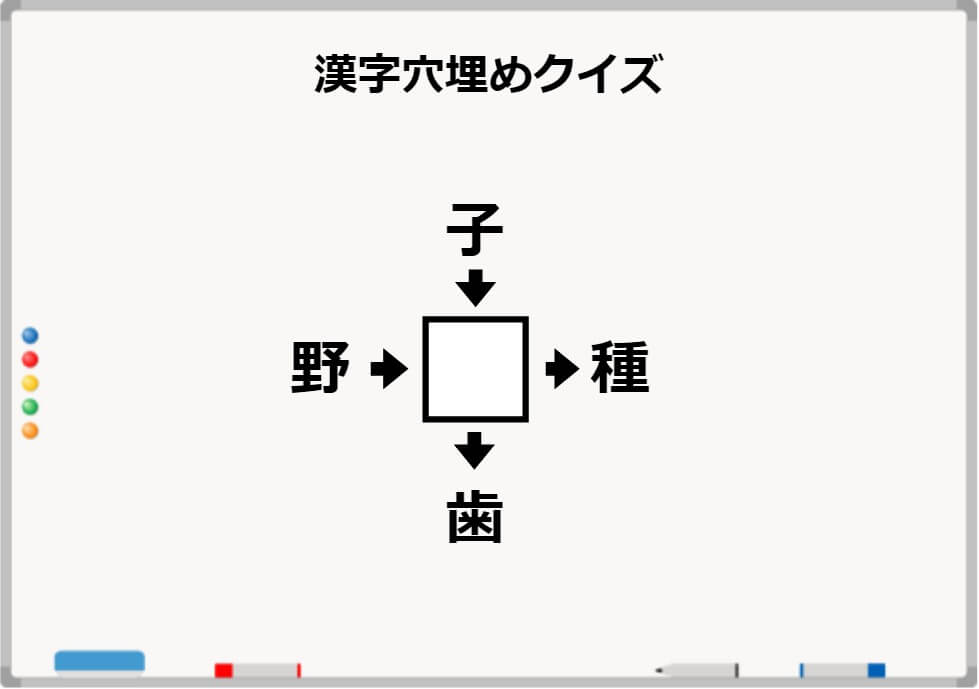 鉄板ネタ 高齢者レクで使える漢字穴埋めクイズ10選 しんぶろぐ 介護ノート