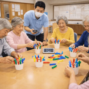 洗濯ばさみ対決